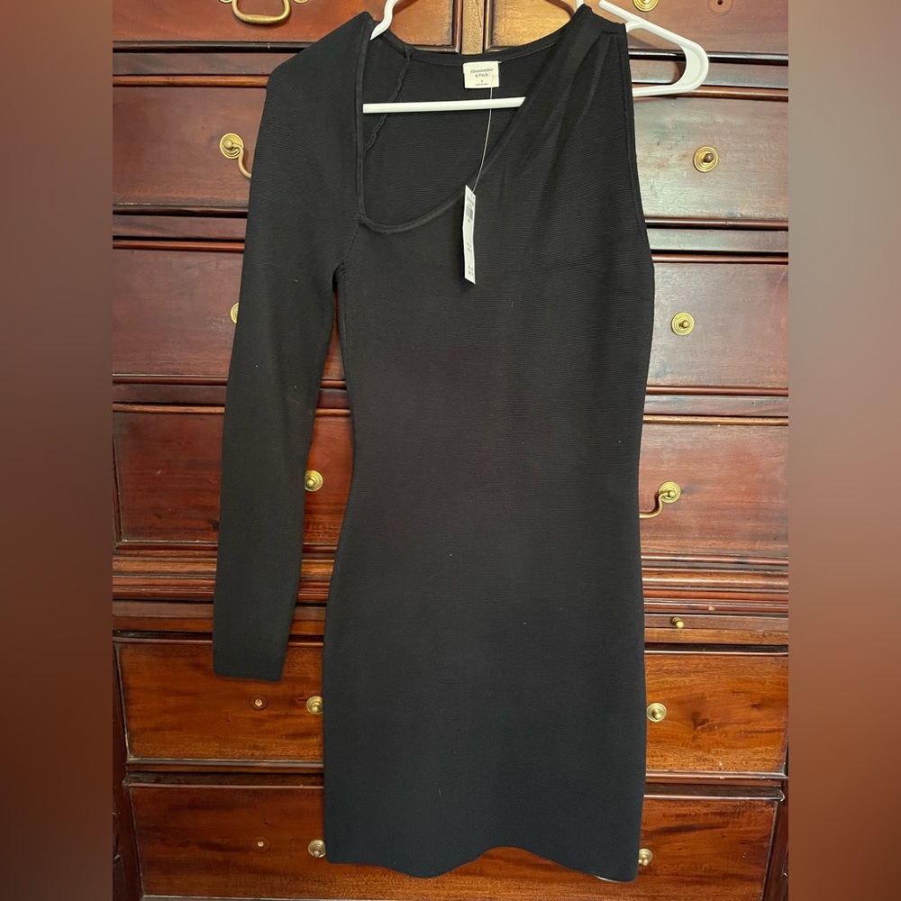 Black cocktail dress